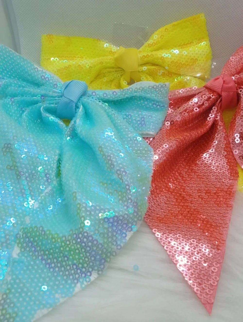 SEQUINED HAIR BOWS BUNDLE/3